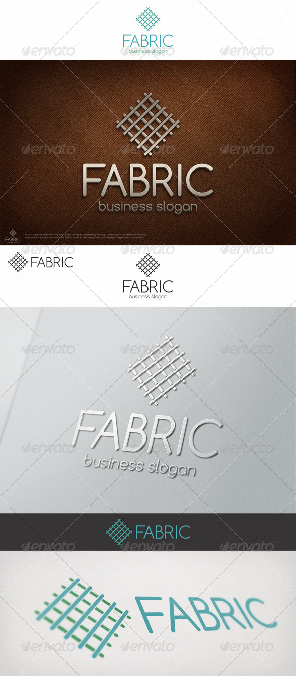 Fabric Canvas Linien Logo - Symbols Logo Templates