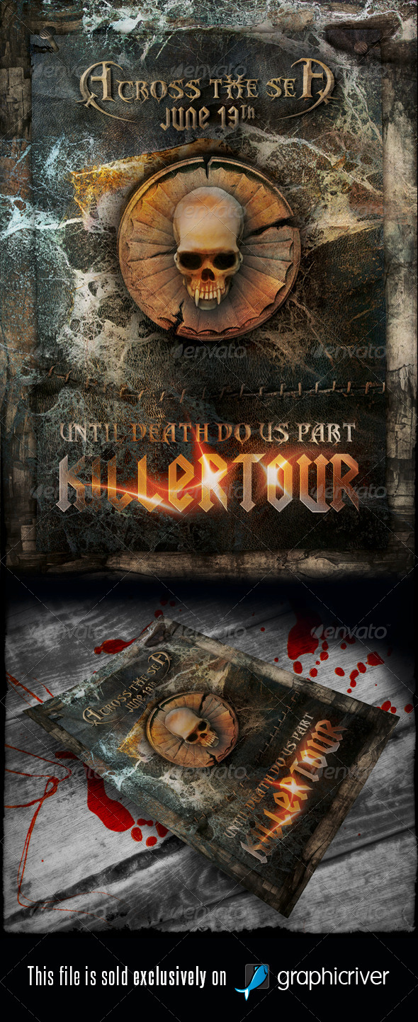 Heavy Metal Flyer/Poster Vol.1 - Clubs & Parties Events