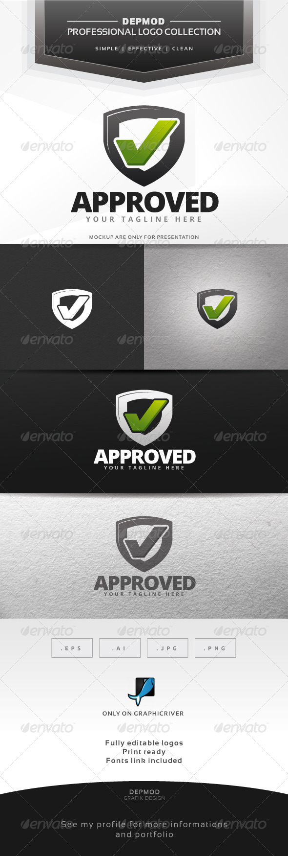 Approved Logo - Symbols Logo Templates