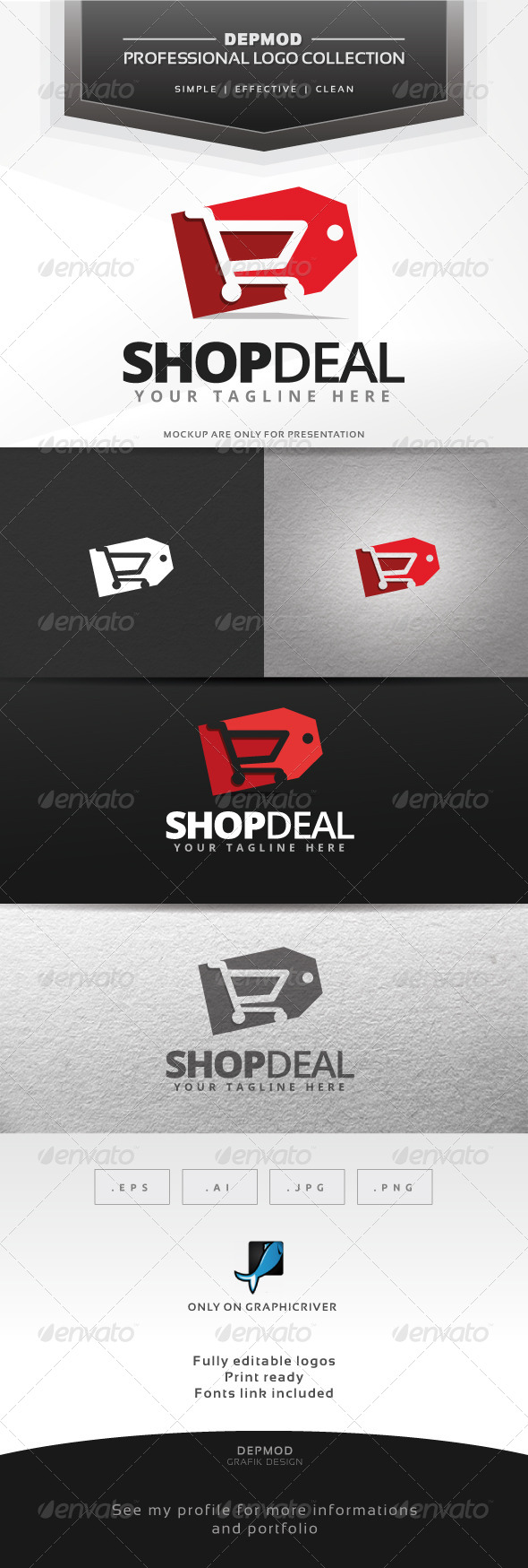 Shop Deal Logo - Symbols Logo Templates