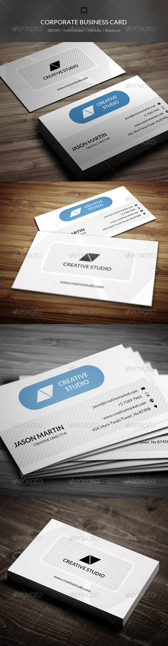 Corporate Business Card - 01 - Corporate Business Cards