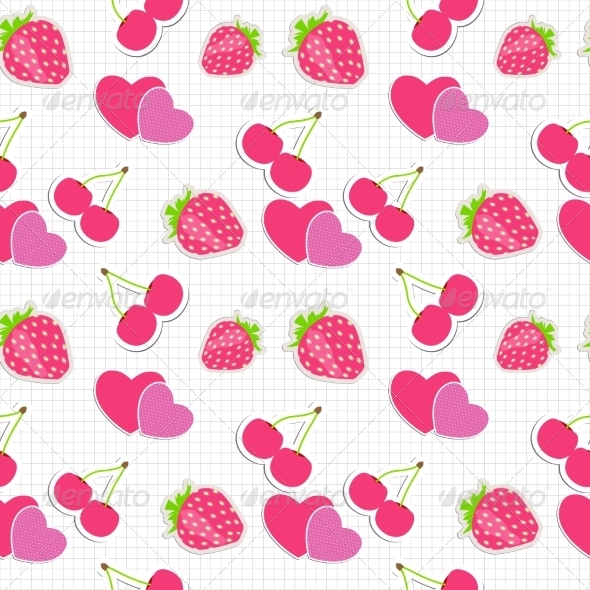 Strawberry Pattern - Christmas Seasons/Holidays