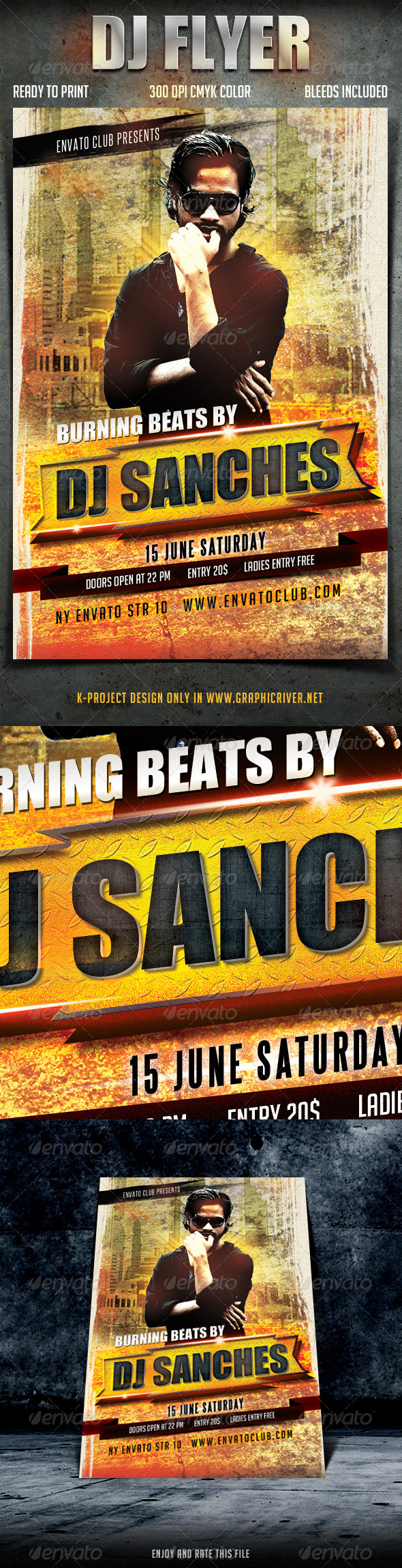DJ Flyer Vol.4 - Clubs & Parties Events