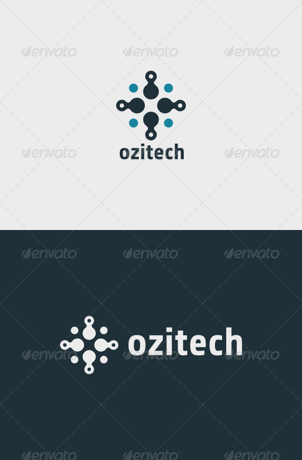Ozitech Logo - Vector Abstract