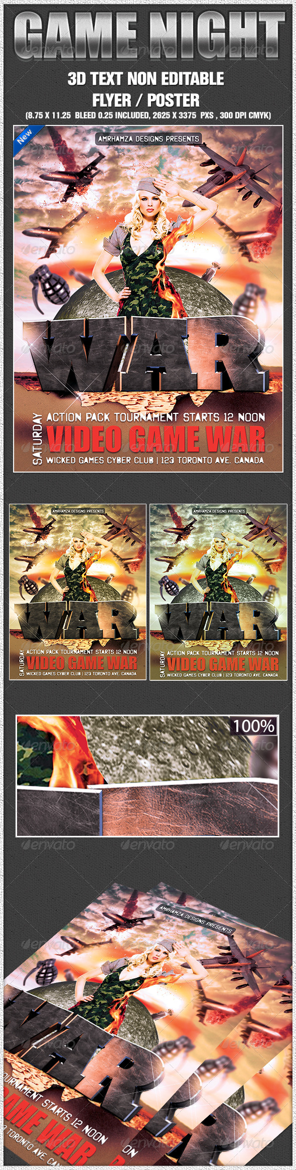 Video Game Tournament Flyer - Miscellaneous Events