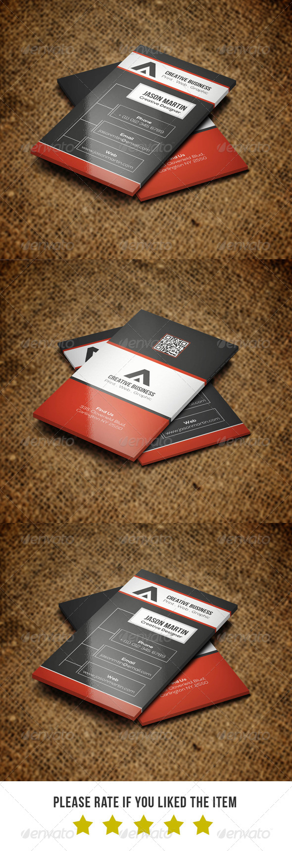 Simple Corporate Business Card V46 - Corporate Business Cards