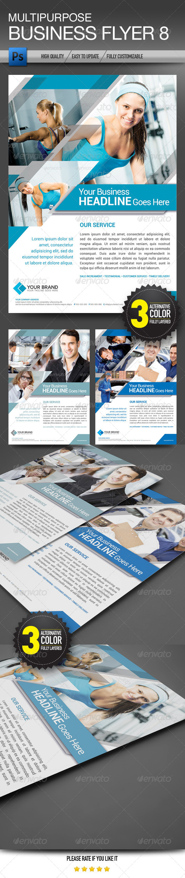 Multipurpose Business Flyer 8 - Corporate Flyers