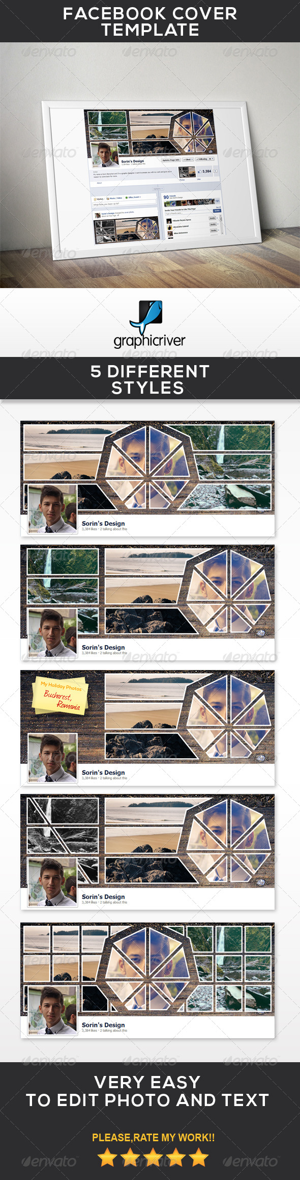 Facebook Cover Template Vol.I - Facebook Timeline Covers Social Media