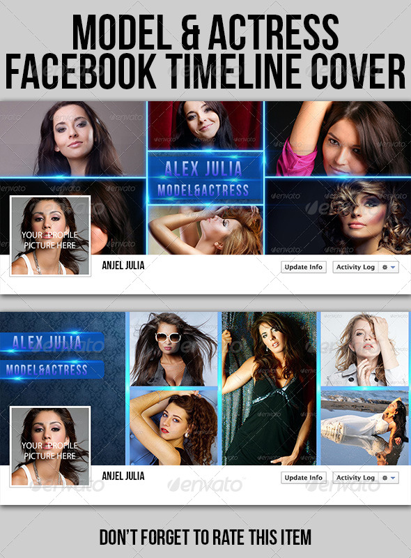 Model & Actress Fb Timeline Cover - Facebook Timeline Covers Social Media