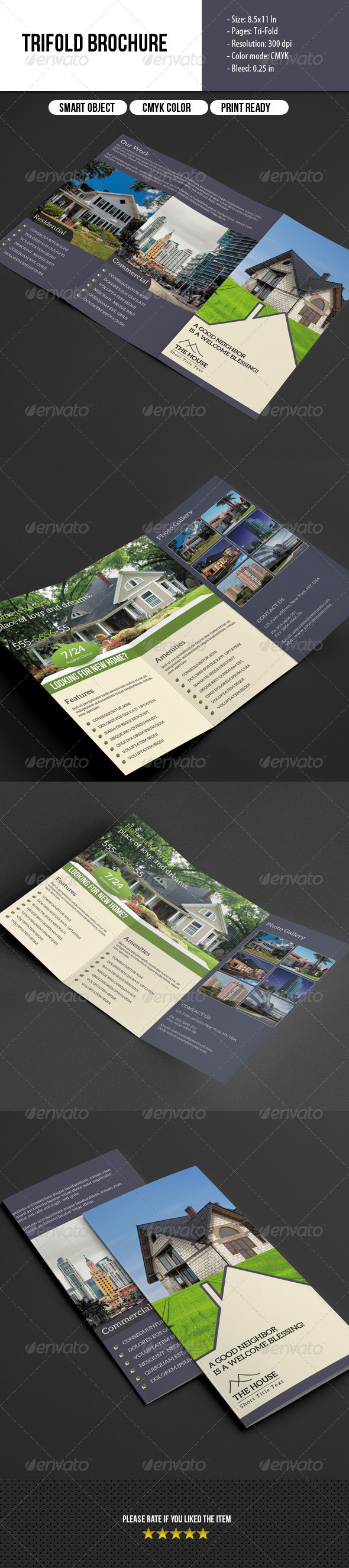 Trifold Brochure- Real Estate - Corporate Brochures