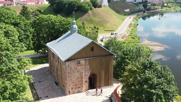 Kolozhskaya Church of the XII Century in the City of Grodno