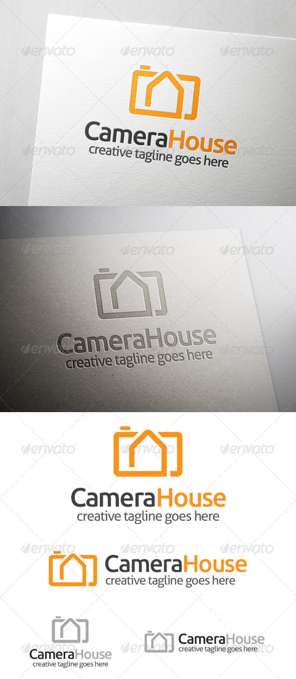Camera House Logo - Buildings Logo Templates