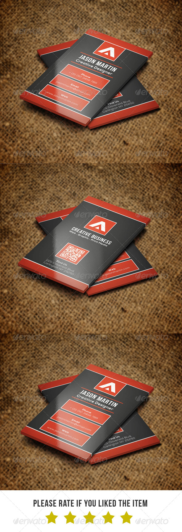 Simple Business Card V47 - Retro/Vintage Business Cards