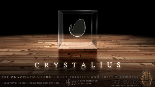 Crystalius - Cube Logo