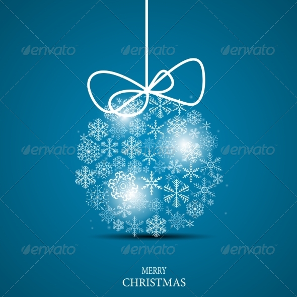 Christmas Snowflakes Background - Christmas Seasons/Holidays