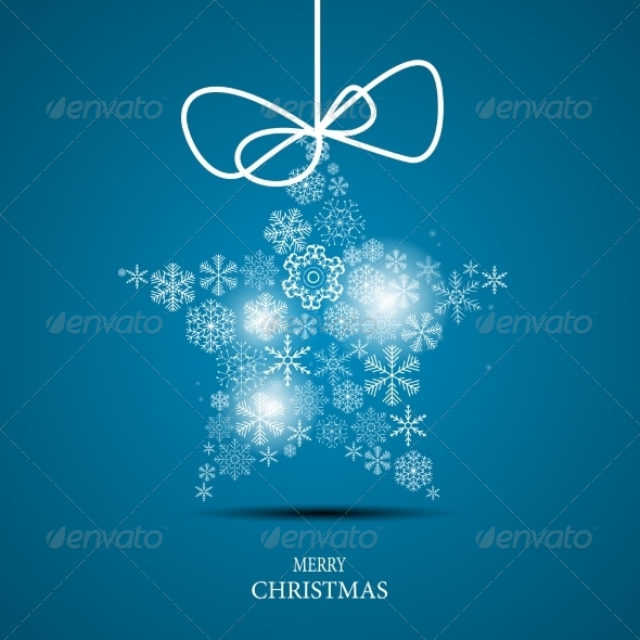 Christmas Snowflakes Background - Christmas Seasons/Holidays