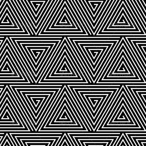 Hypnotic Background Seamless Pattern - Web Technology
