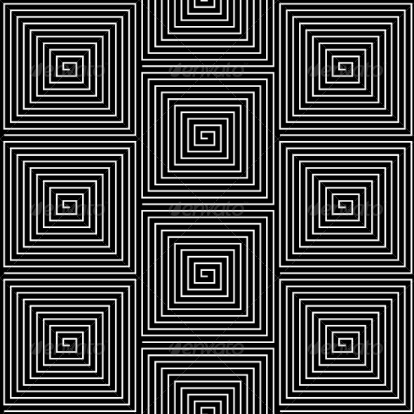 Hypnotic Background Seamless Pattern - Web Technology