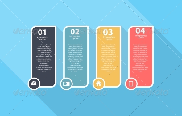 Infographic Business Template - Web Technology
