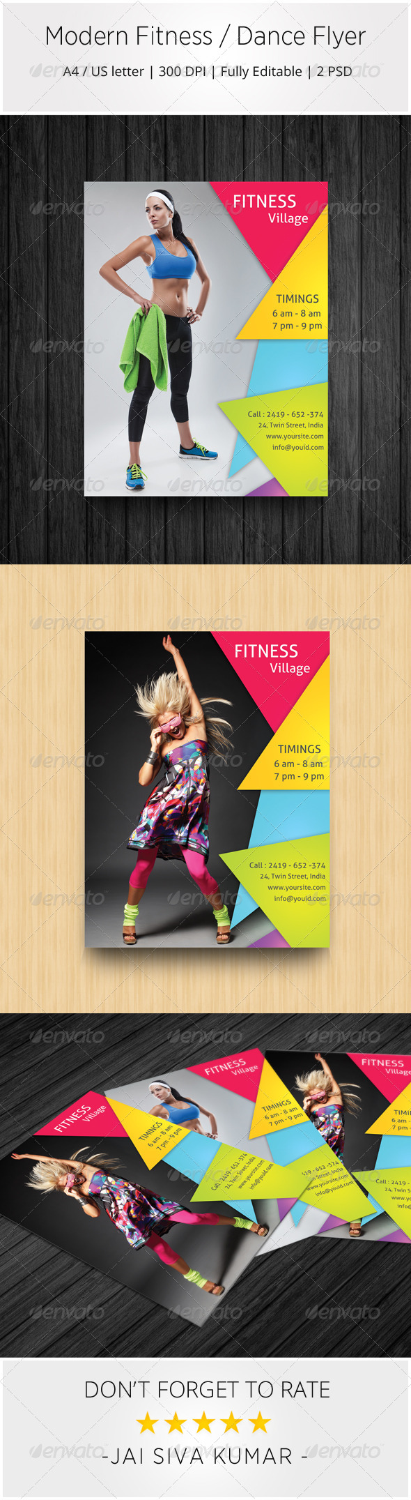 Modern Fitness / Dance Flyer - Sports Events