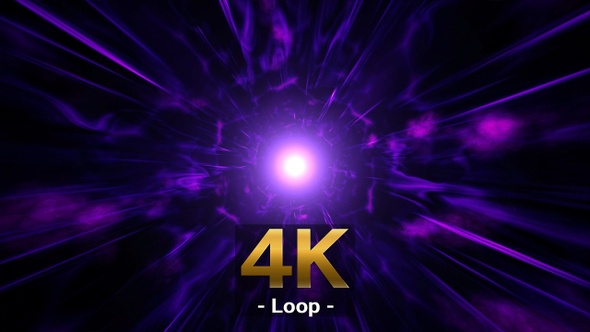 Purple Flare Light in Dark Fantasy Space alt