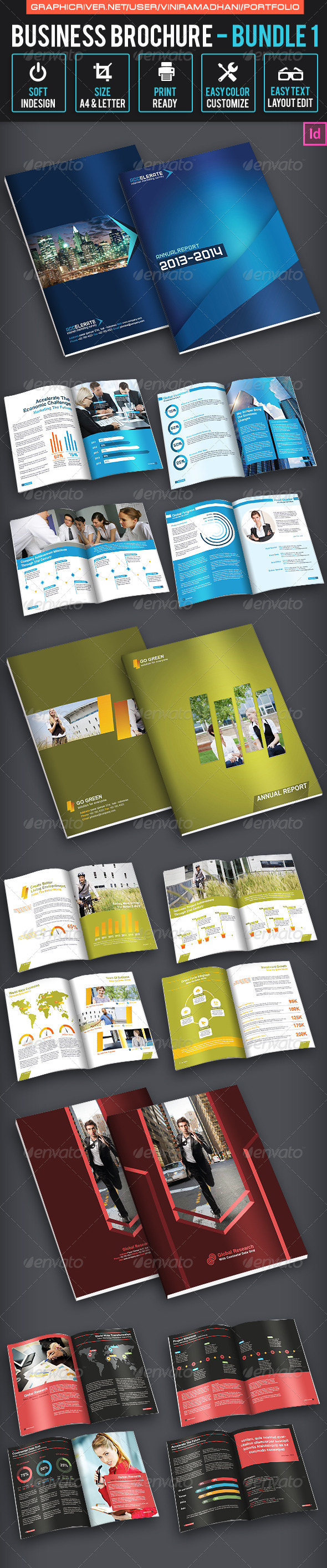 Business Brochure Bundle 1 - Corporate Brochures