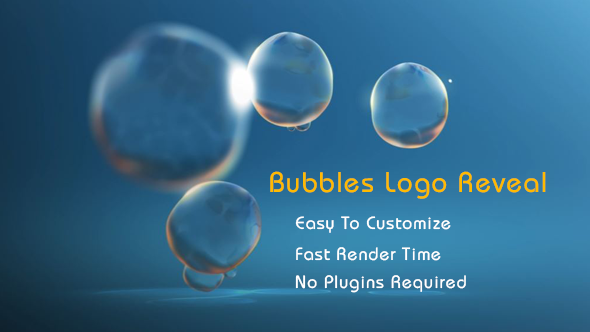 Bubbles Logo Reveal