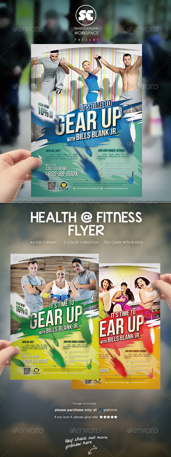 Download Fitness Sport Flyer / Magazine Ads Template by shamcanggih ...