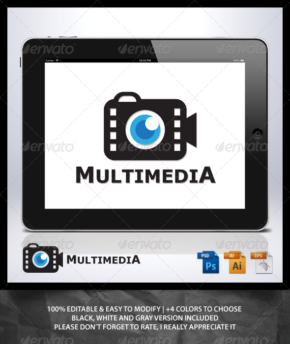 Multimedia Logo - Symbols Logo Templates