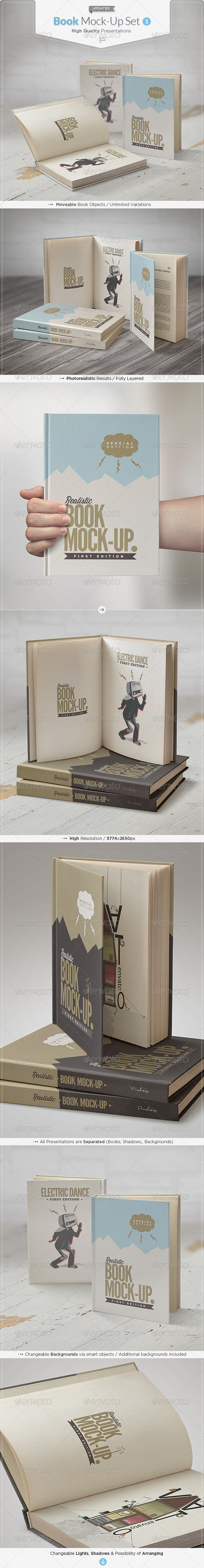 Book Mock-Up Set