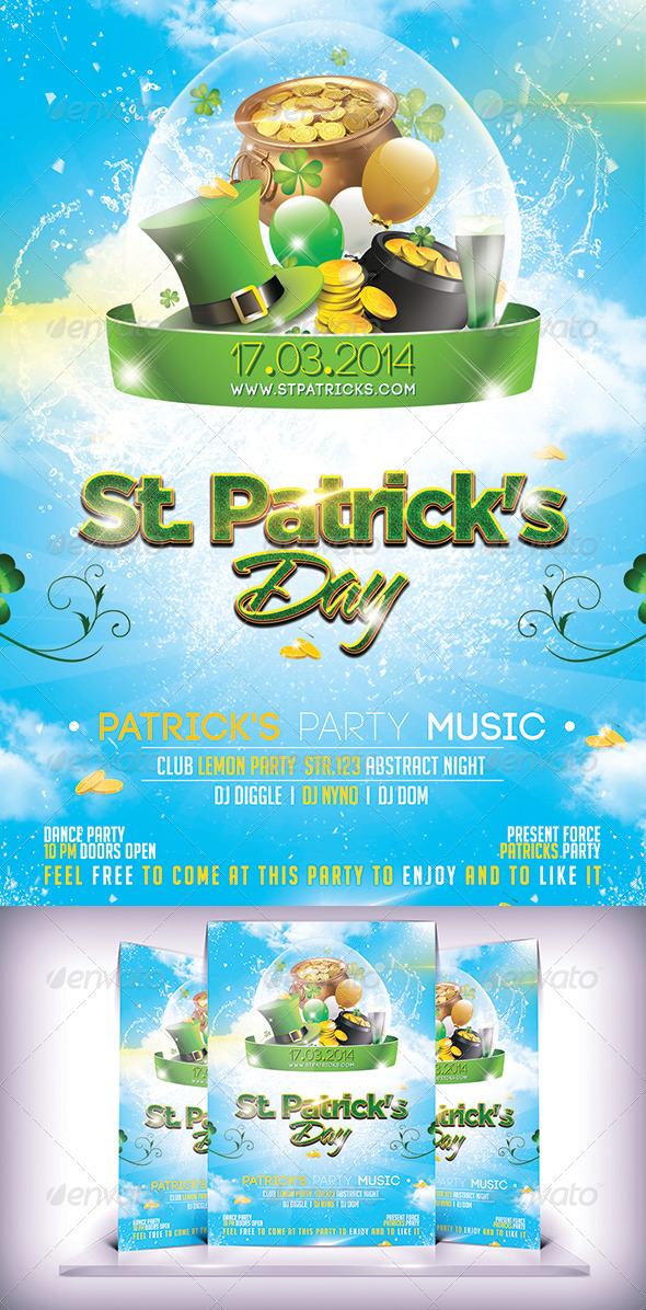 St. Patrick's Day Flyer - Events Flyers