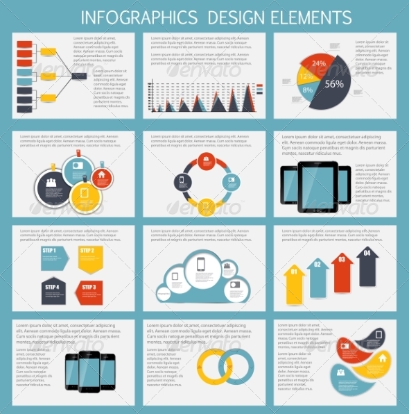 Infographic Business Template - Retail Commercial / Shopping