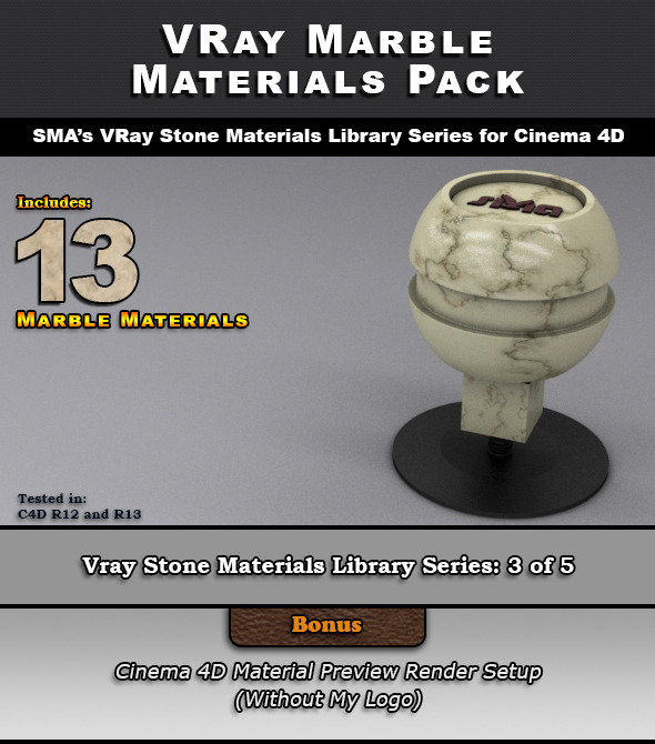 13 VRay Marble - 3Docean 7029270