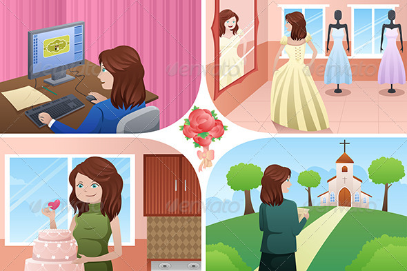 Woman Planning for her Wedding - Weddings Seasons/Holidays