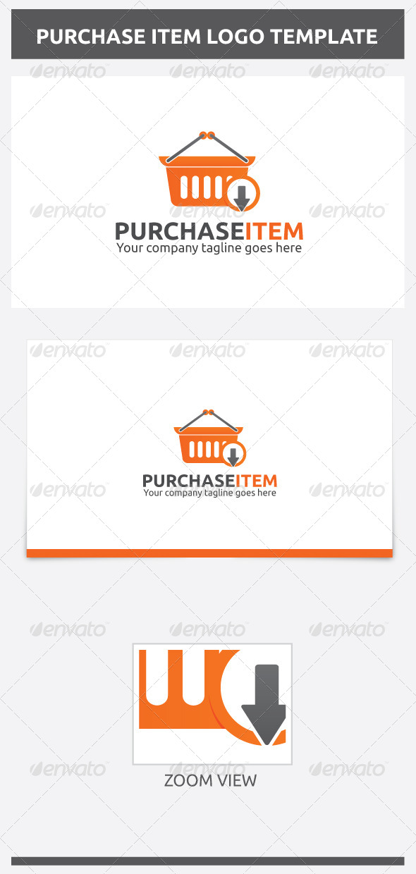 Purchase Item Logo - Objects Logo Templates