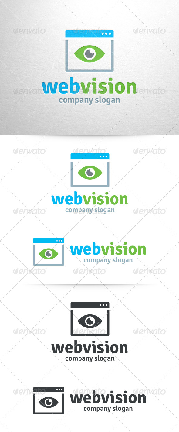 Web Vision Logo Template - Symbols Logo Templates