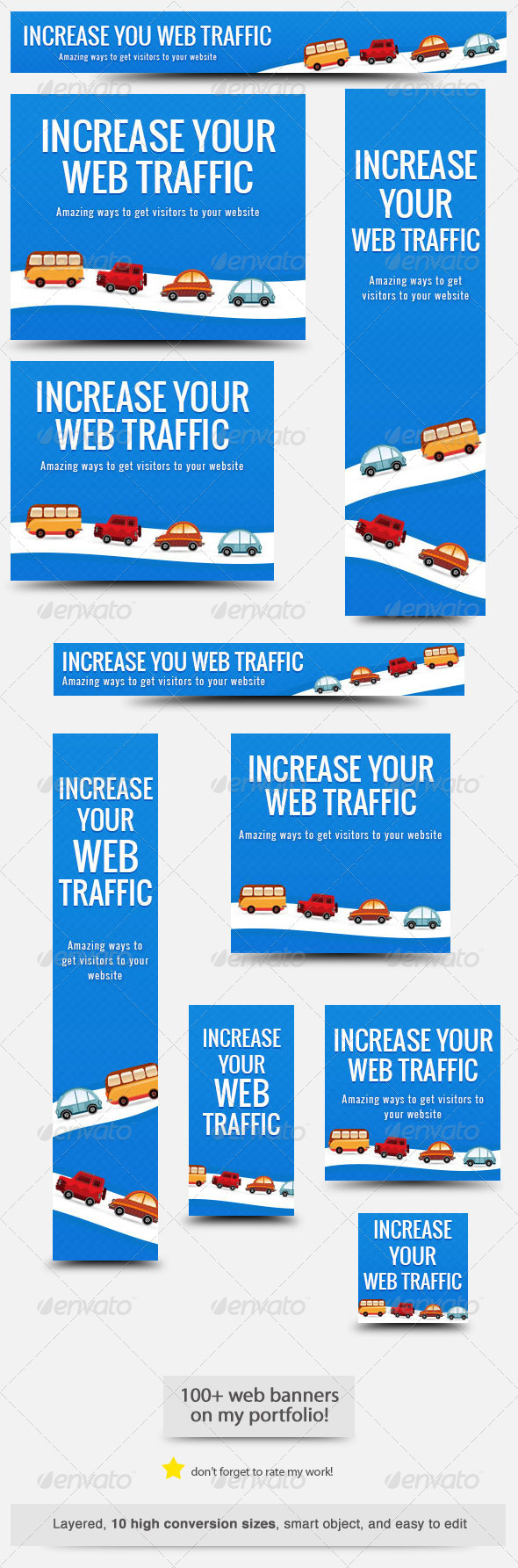 Web Traffic Web Banner - Banners & Ads Web Elements
