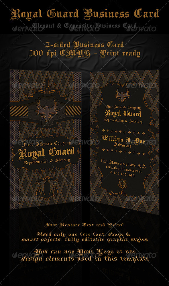 Royal Guard Business Card