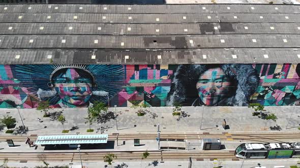 Graffiti The Ethnicities, Rio De Janeiro, Brazil alt