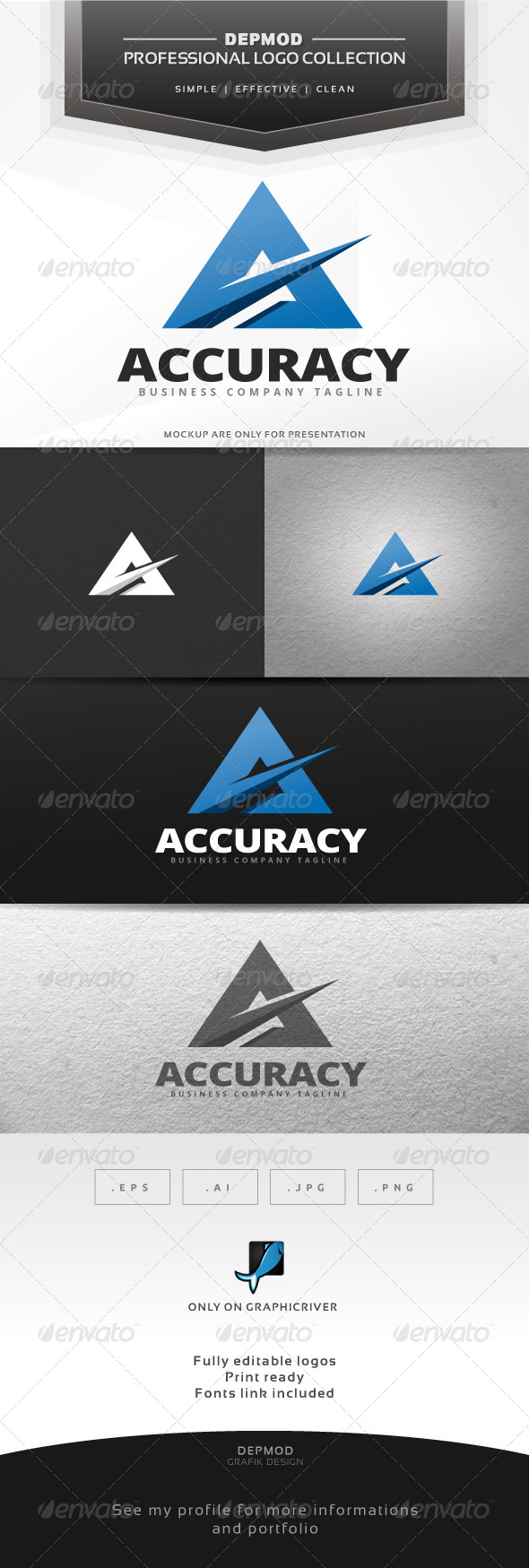 Accuracy Logo - Letters Logo Templates