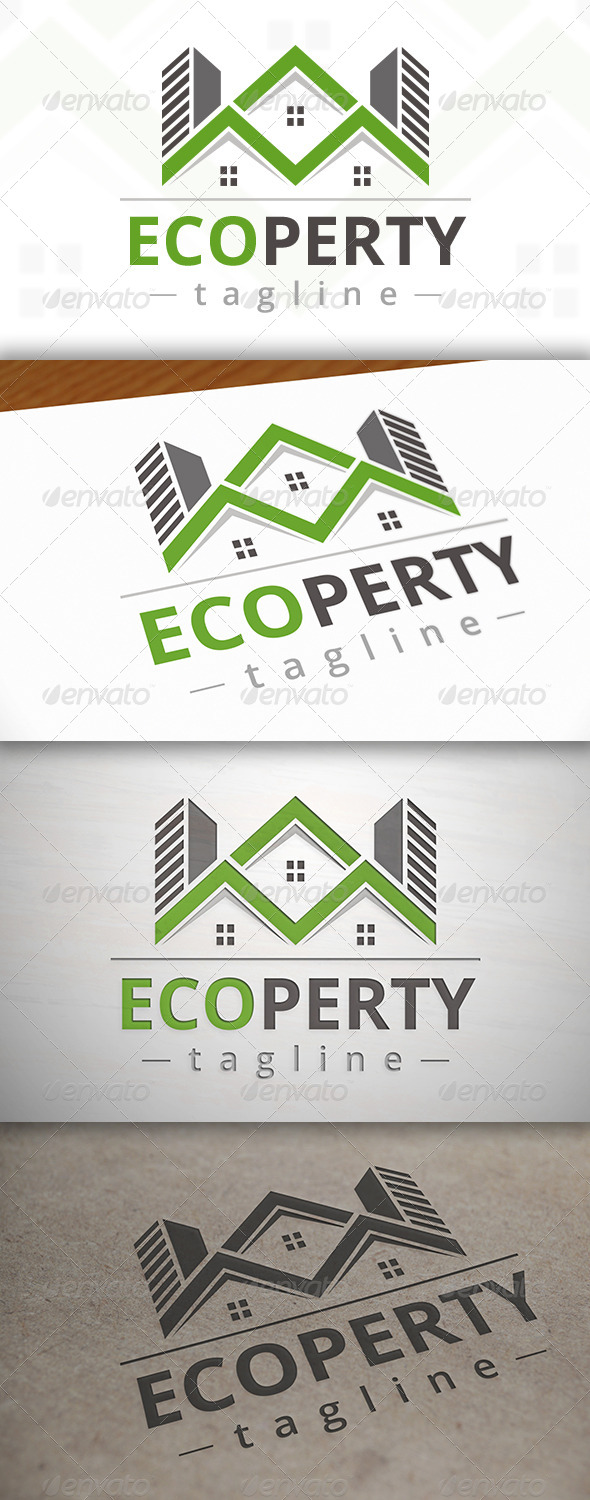 Eco Property Logo - Buildings Logo Templates
