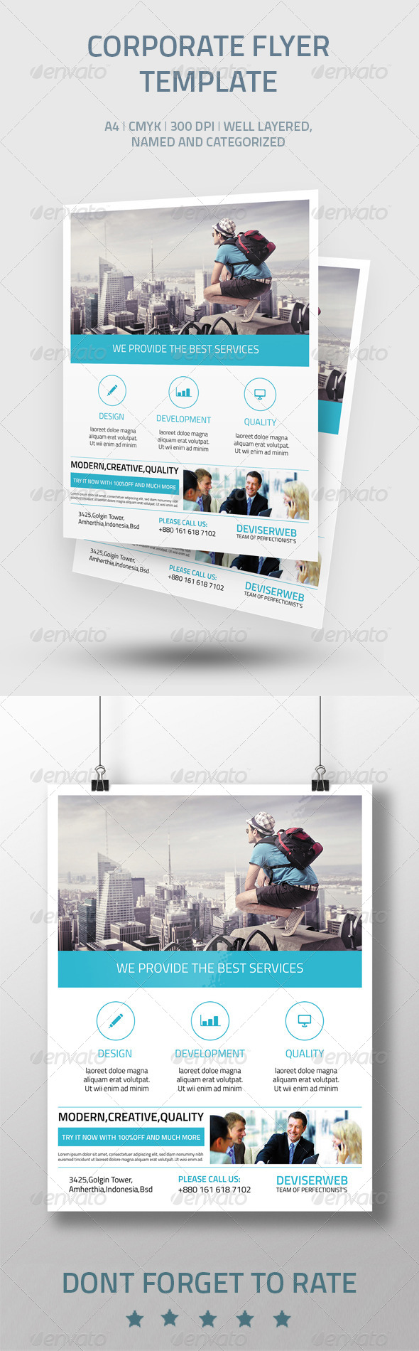 Corporate Flyer Template - Corporate Flyers