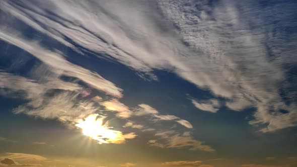 Sun and Clouds Time Lapse