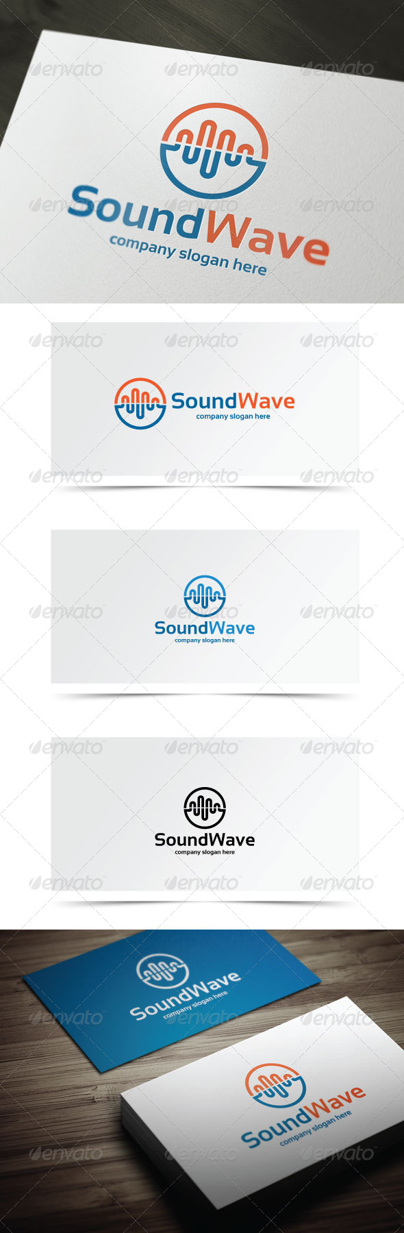 Sound Wave - Symbols Logo Templates