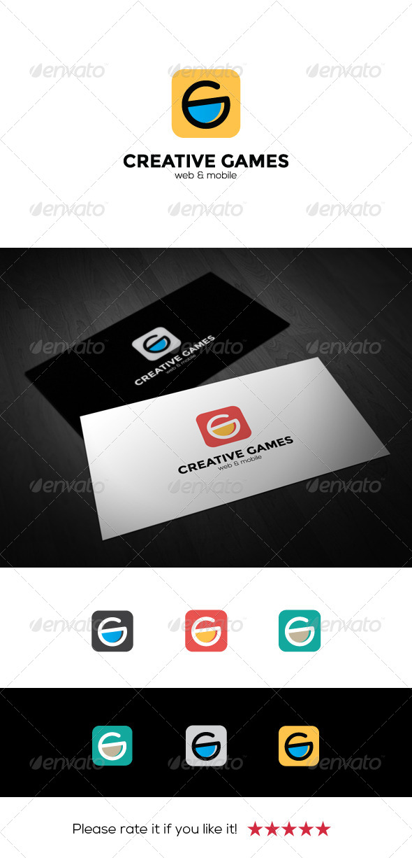 Creative Games Logo - Letters Logo Templates