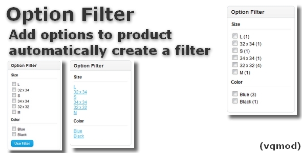 Option Filter for OpenCart - CodeCanyon Item for Sale
