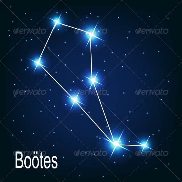 The Constellation Bootes - Decorative Symbols Decorative