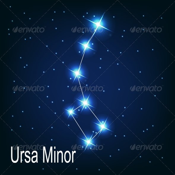 The Constellation Ursa Minor - Decorative Symbols Decorative