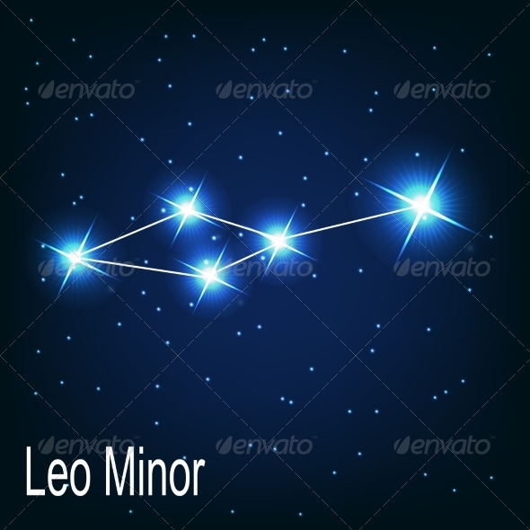The Constellation Leo Minor - Decorative Symbols Decorative