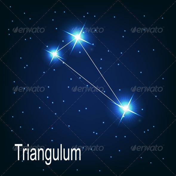 The Constellation Triangulum - Decorative Symbols Decorative